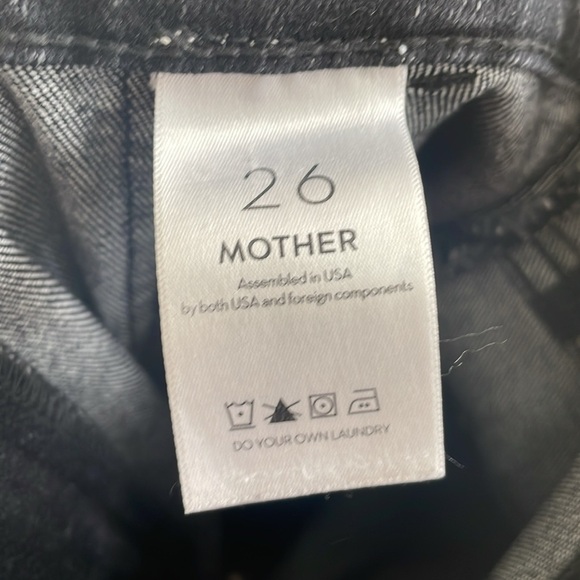Mother - High Rise Wide Legged Pants - Dark Wash - 26 - Picture 14 of 16